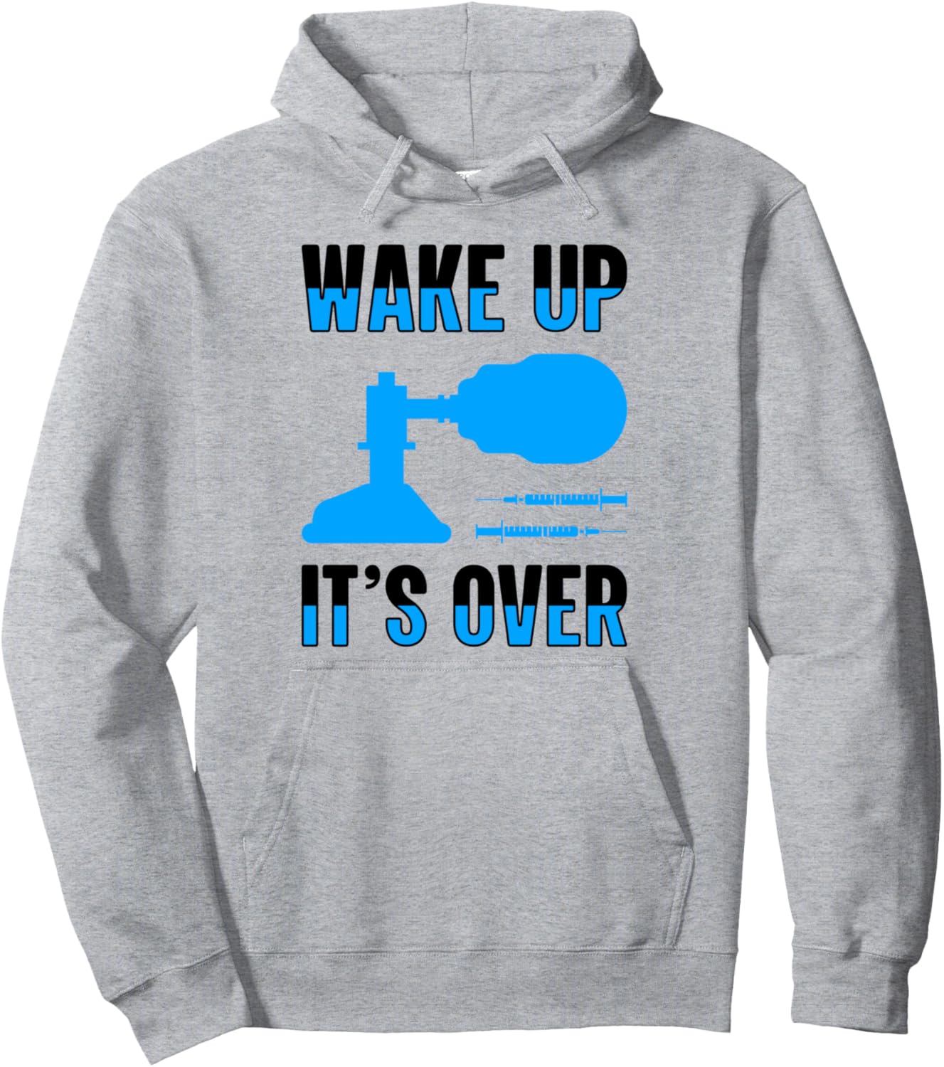 

Худи анестезиолога, серая, размер S Anesthesiologist Gifts