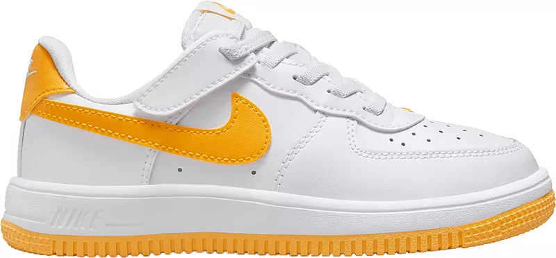 

Детские кроссовки Nike Preschool Force 1 Low EasyOn, белый/золотой