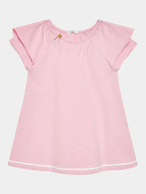 

Платье на каждый день, стандартного кроя United Colors Of Benetton, розовый