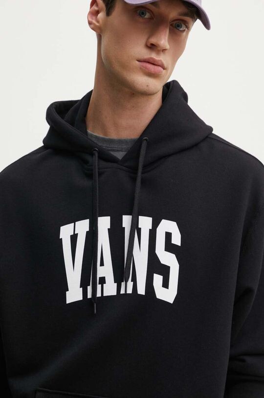 

Хлопковая толстовка Vans, черный