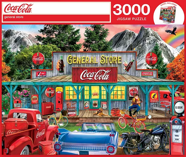 

Шедевры - пазл из 3000 деталей магазина Coca-Cola для взрослых Masterpieces Puzzles, multicolor