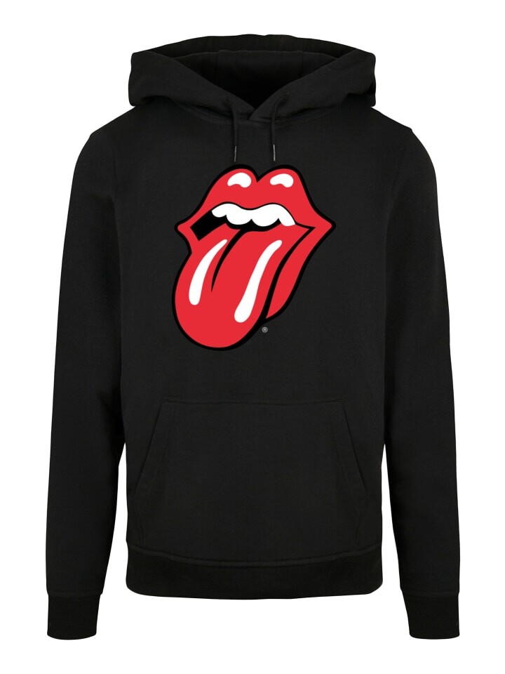 

Пуловер F4NT4STIC Basic Hoodie The Rolling Stones Zunge, черный