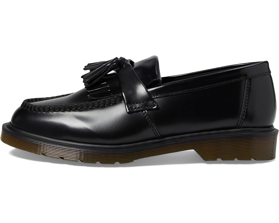 Лоферы Dr. Martens Adrian Smooth Leather Tassel Loafers, цвет Black Polished Smooth — фото 4