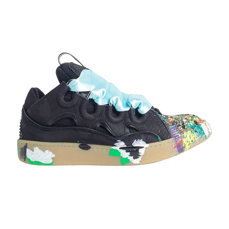 Кроссовки Lanvin Gallery Dept. x Lanvin Wmns Curb Light Sneakers Paint Drip - Black, черный