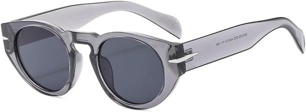 

Винтажные солнцезащитные очки неправильной формы «кошачий глаз» для женщин и мужчин, в стиле люкс, панк, популярные очки для активного отдыха и вождения, защита от УФ-излучения UV400 VVTWSSW, Gray Black