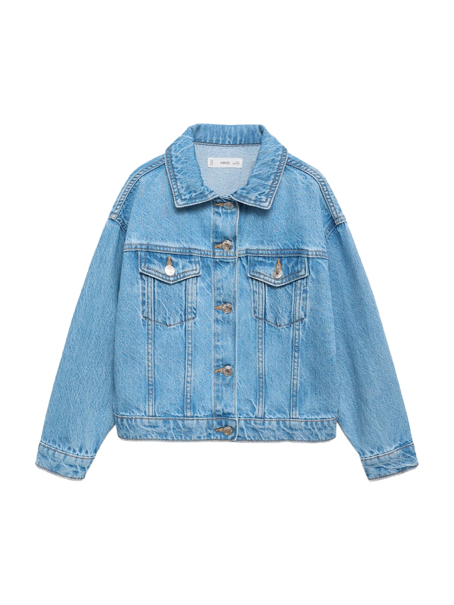 

Куртка межсезонная MANGO KIDS ALICE, светло-голубой