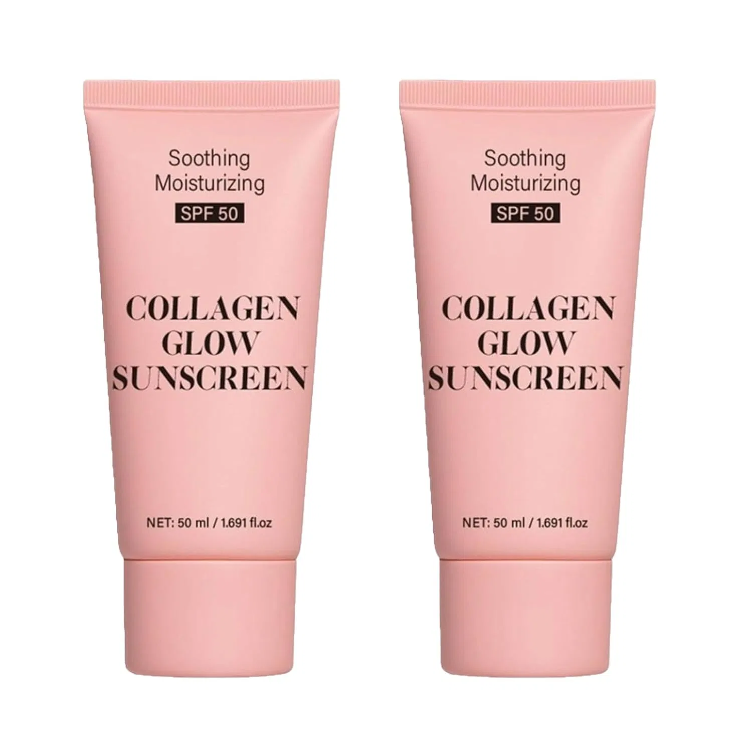 Коллагеновый солнцезащитный крем для лица SPF 50 (2 шт.) Generisch, 2Pc