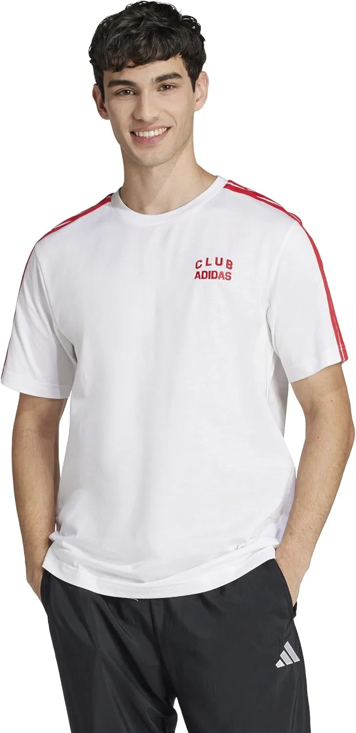 Футболка adidas Club, белый — фото 4