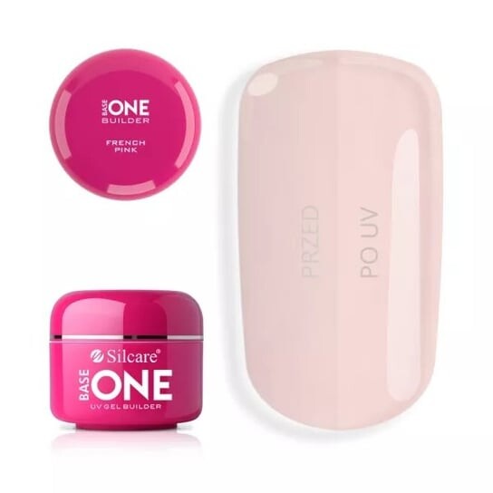 

Гель для наращивания ногтей Gel Base One French Pink 100г, Silcare