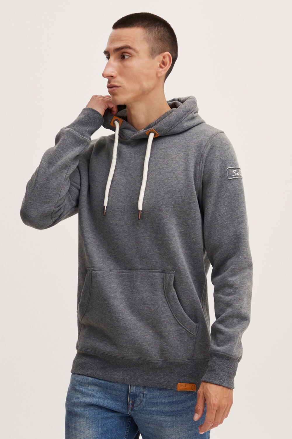 

Толстовка !SOLID Hoodie SDTripHood, серый