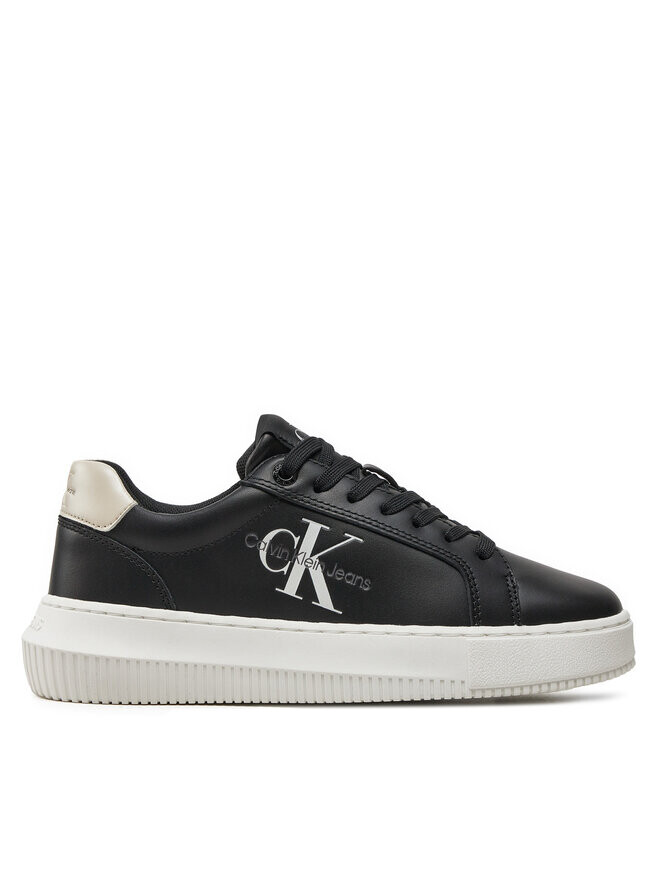 

Кроссовки Calvin Klein Jeans Chunky Cupsole Laceup Lth Ml Mtl, черный