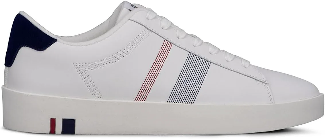 Кроссовки Ben Sherman Mens Boxwell, белый/темно-синий/красный — фото 2