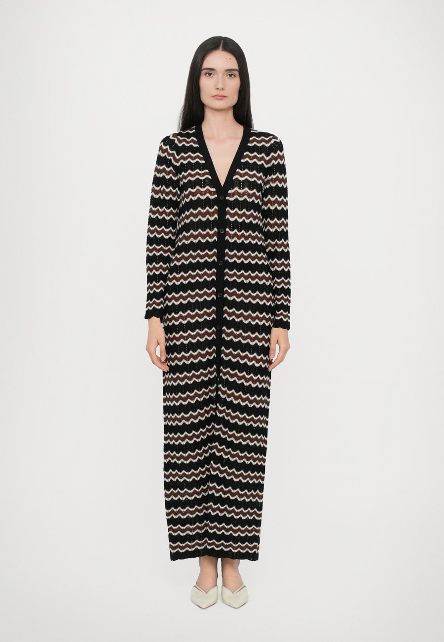 

Кардиган Diane von Furstenberg ALICE CARDIGAN, Black/Coffee Grind/Black