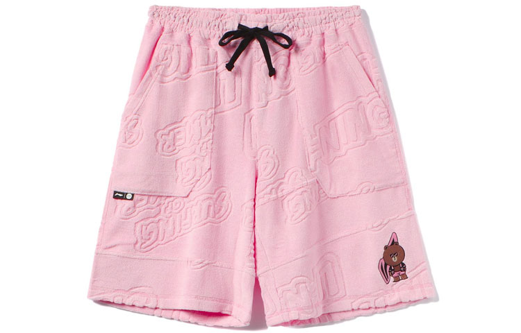 

Line Friends X Sports Fashion Collection Спортивные шорты унисекс розовые LINING