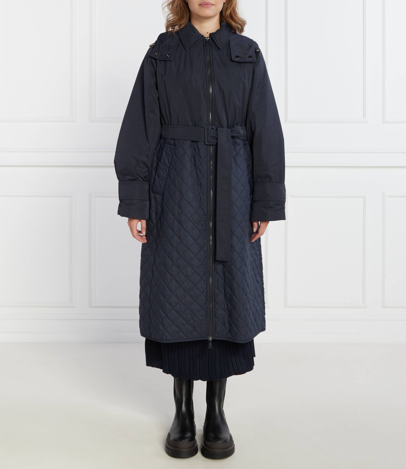 

Пальто Weekend MaxMara OLGA, темно-синий