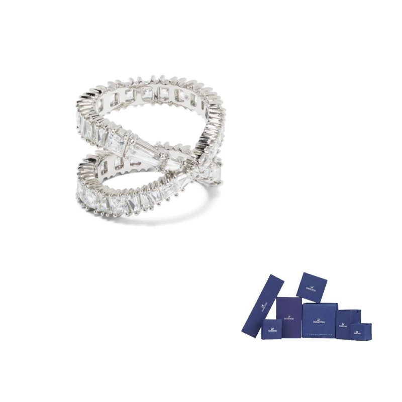 

Кольцо Hyperbola с фианитом Swarovski, серебро