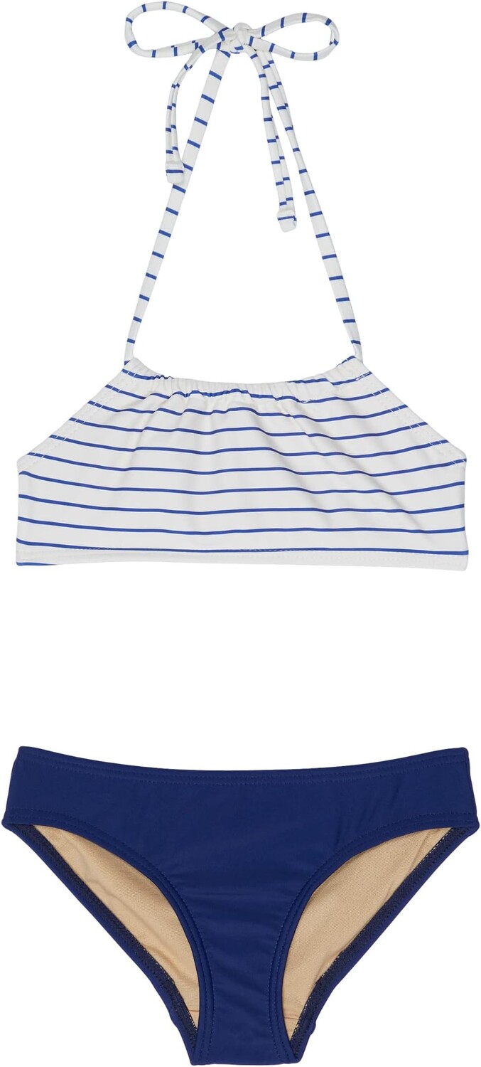

Купальник Toobydoo Mix & Match Stripe & Solid Bandeau Bikini, темно-синий