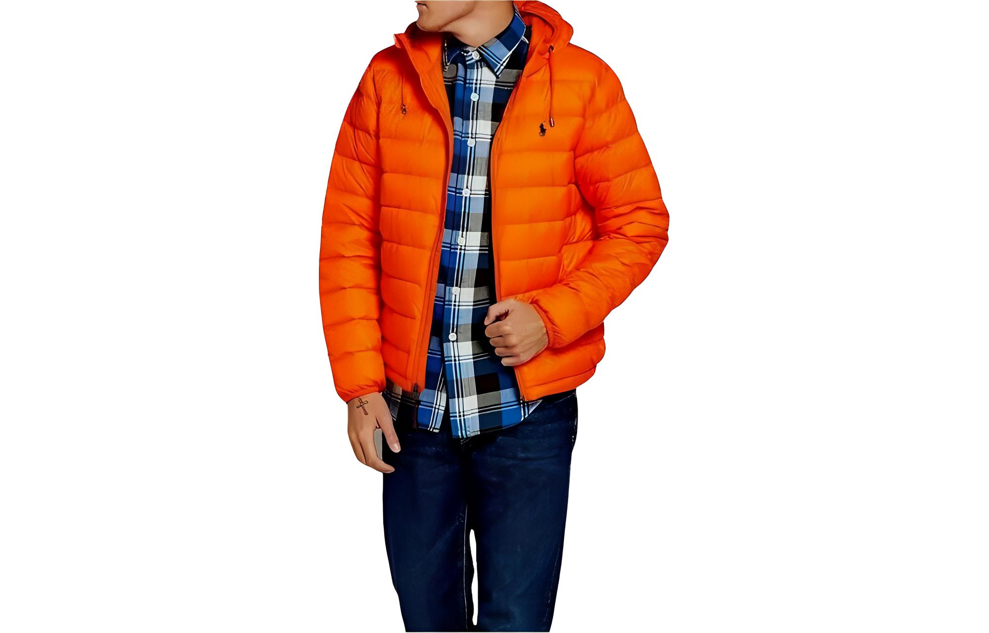 

Polo Ralph Lauren Мужская пуховая куртка шафран, Saffron