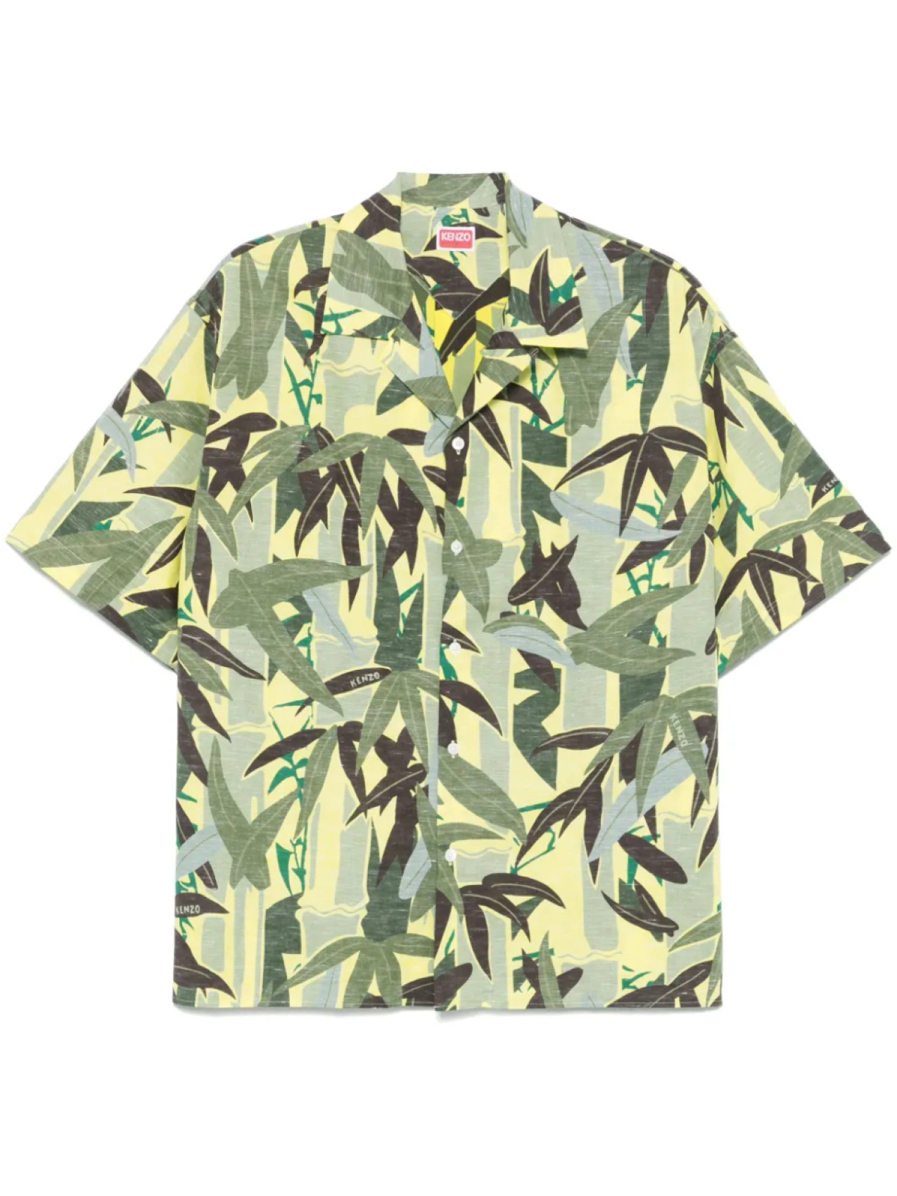 

Камуфляжная рубашка Kenzo Chiku-Rin, зеленый