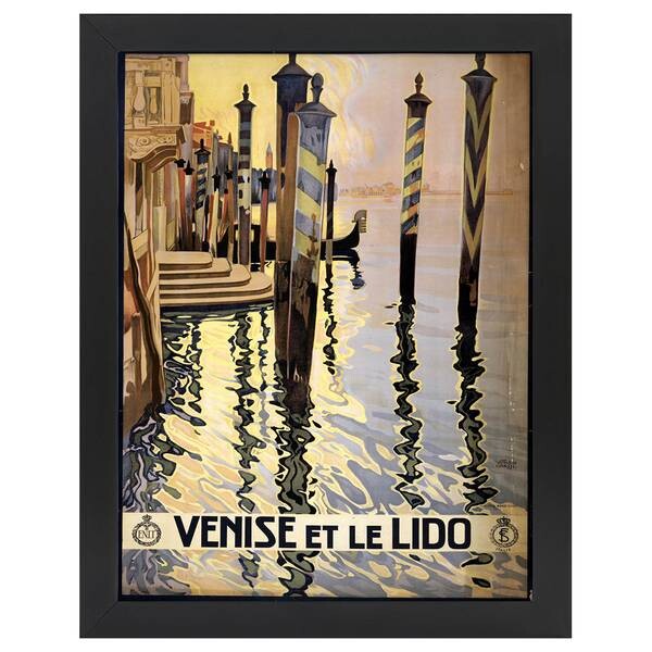 

Рамка для фотографий LegendArte Poster Venise et Le Lido, черный