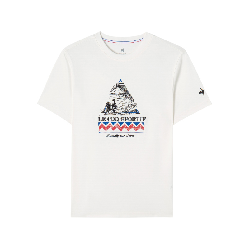 

Футболка мужская Le Coq Sportif, слоновая кость, Бежевый, Футболка мужская Le Coq Sportif, слоновая кость