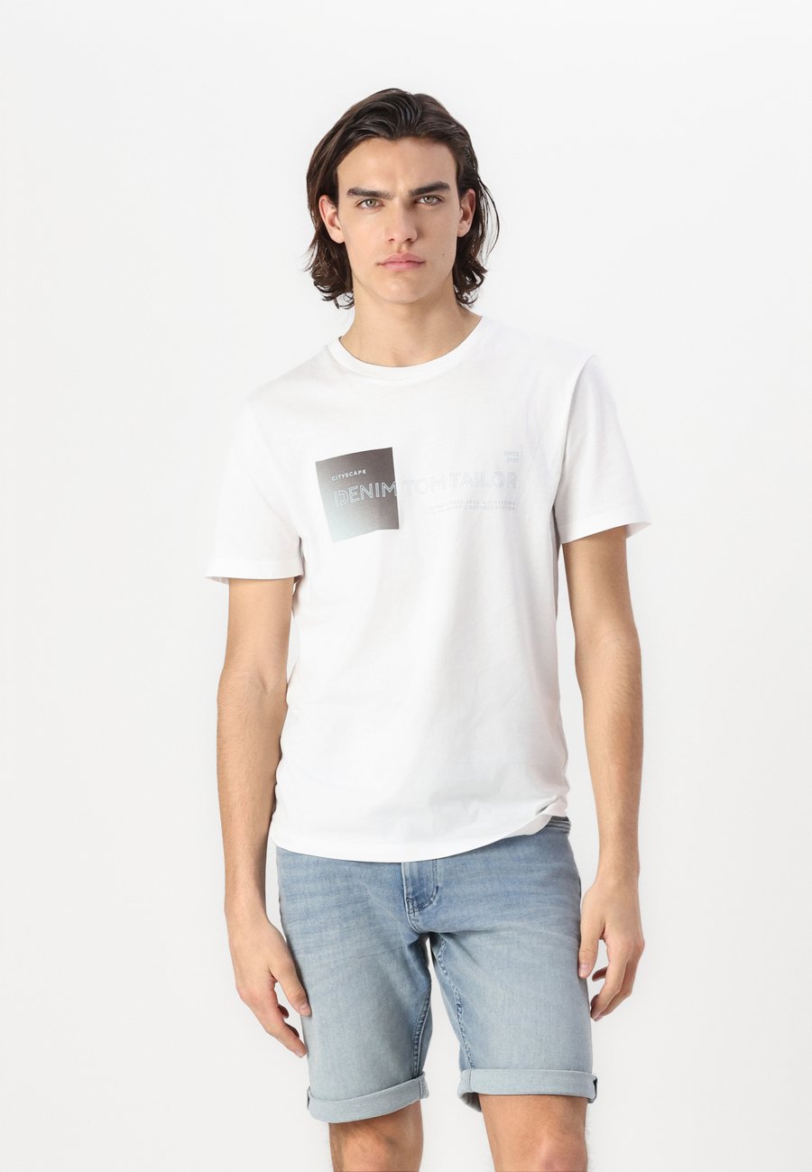 

Футболка TOM TAILOR DENIM PRINTED, White