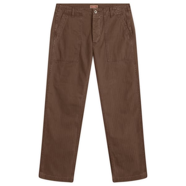 

Брюки-Полукомбинезон в елочку Dubbleware, коричневый