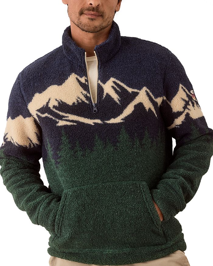 

Свитер Alpine Quarter Zip Marine Layer, мультиколор