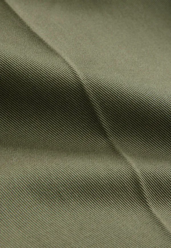 Классические зауженные брюки с двойной складкой Next, Khaki Green — фото 4