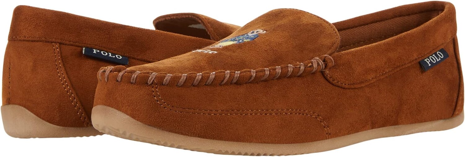 

Тапочки Declan Bear Moccasin Slipper Polo Ralph Lauren, цвет Snuf