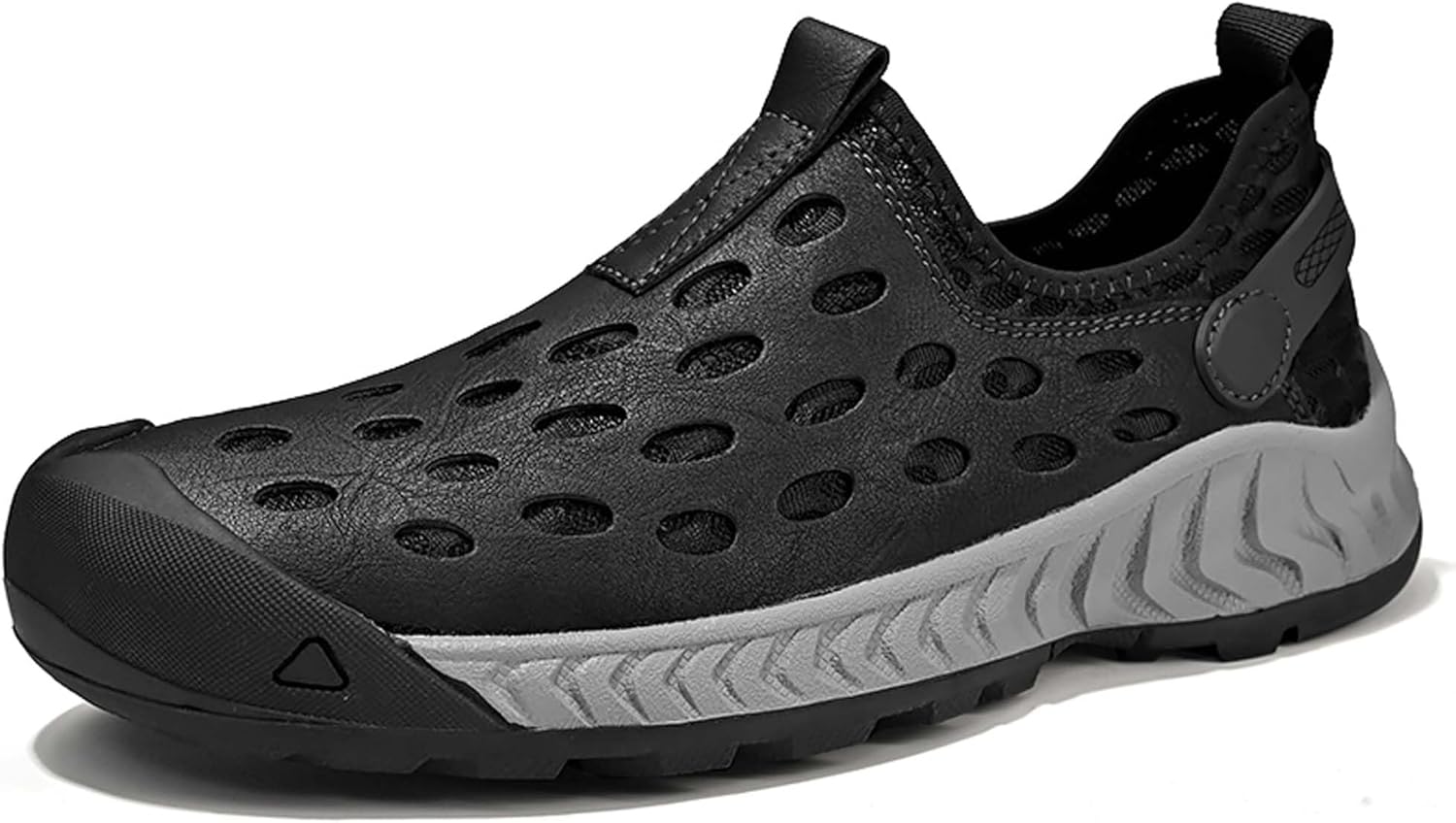 

Мужские сетчатые босоножки для походов Летние дышащие повседневные водные кроссовки Быстросохнущие пляжные сандалии Для кемпинга, скалолазания и приключений Generic, черный