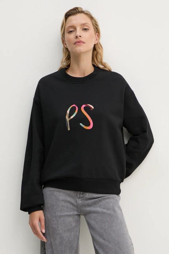 

Хлопковая толстовка PS Paul Smith, черный