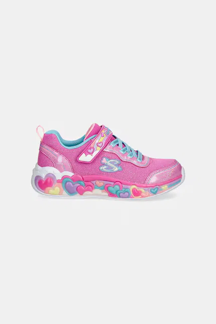 Сникерсы Skechers Eternal Heart Lights, розовый — фото 2
