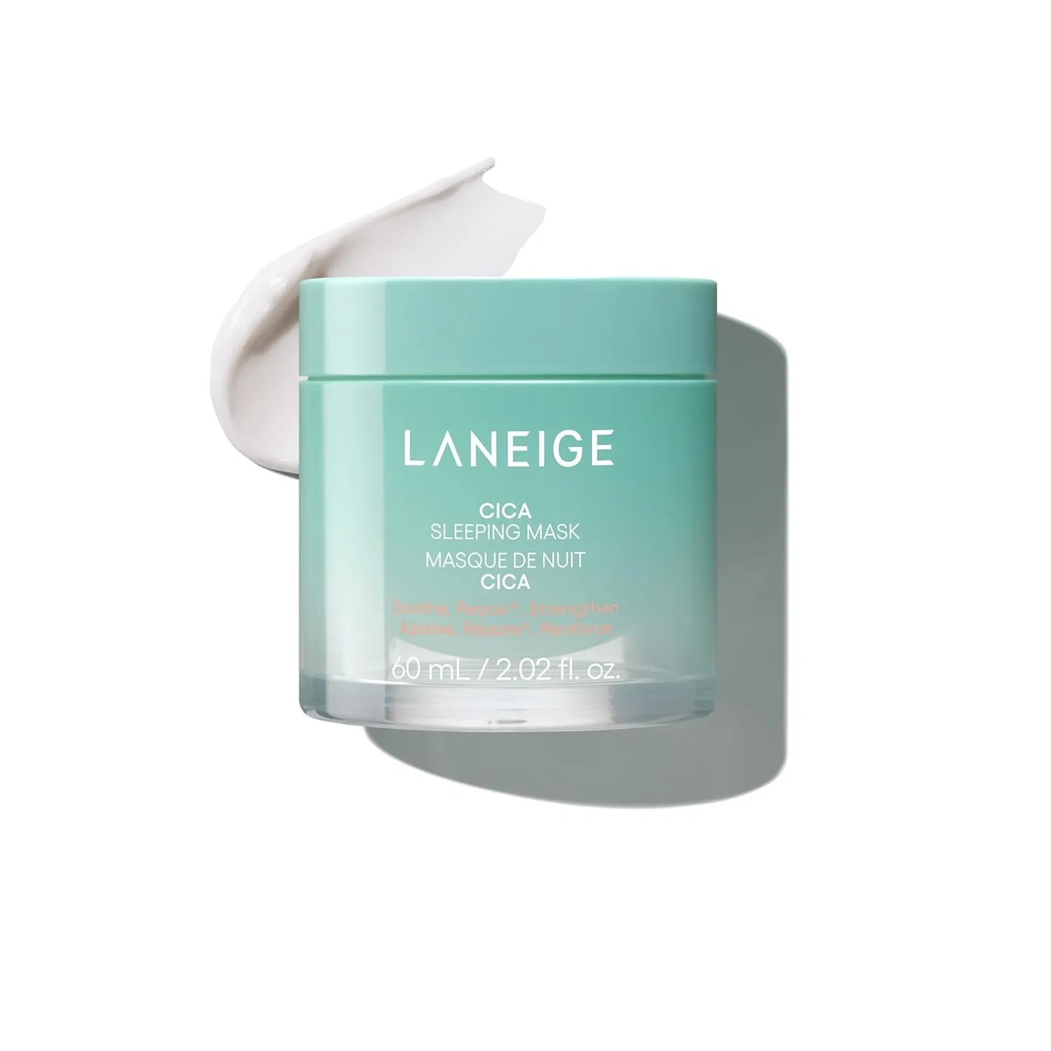 Маска для лица Laneige — Cica Sleeping Mask: Корейская ночная для чувствительной кожи, обеспечивающая