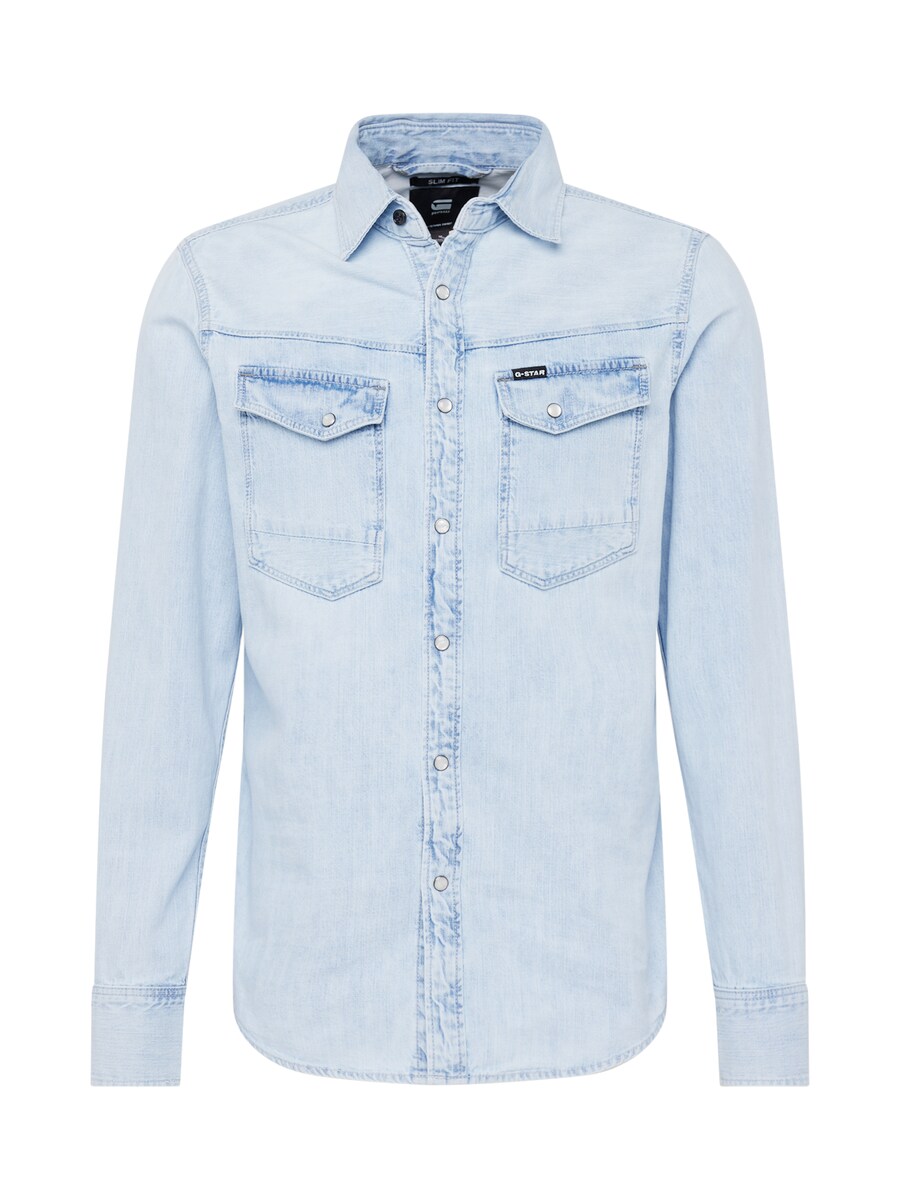 

Джинсовая рубашка G-STAR Slim fit Button Up Shirt, светло-синий