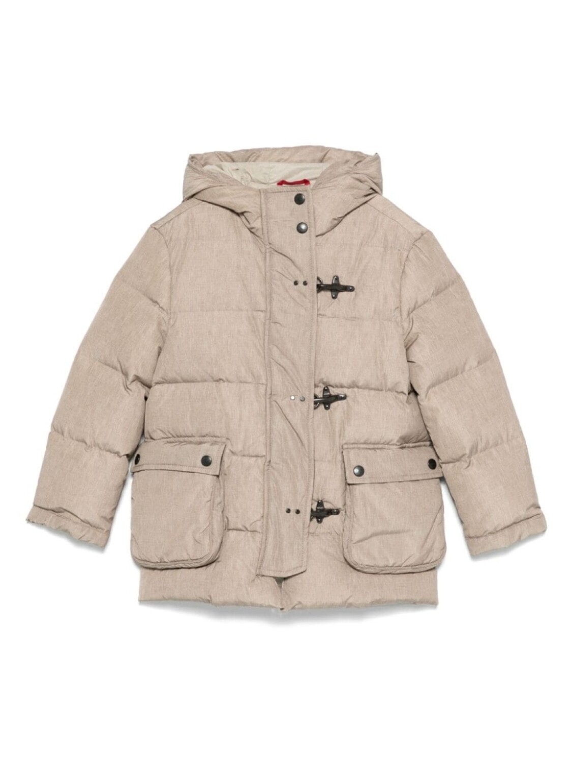 

Fay Kids куртка с капюшоном, нейтральный цвет