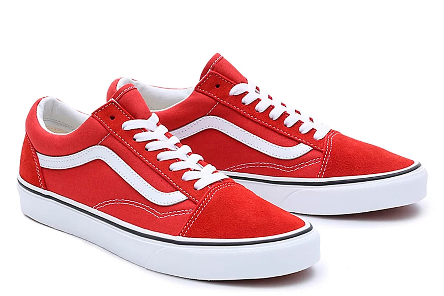 Кроссовки Old School с теорией цвета Vans, красный — фото 2