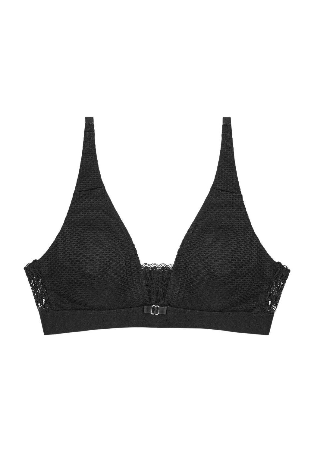

Женский кружевной бюстгальтер с петлей Aura Spotlight без шнуровки Triumph, черный