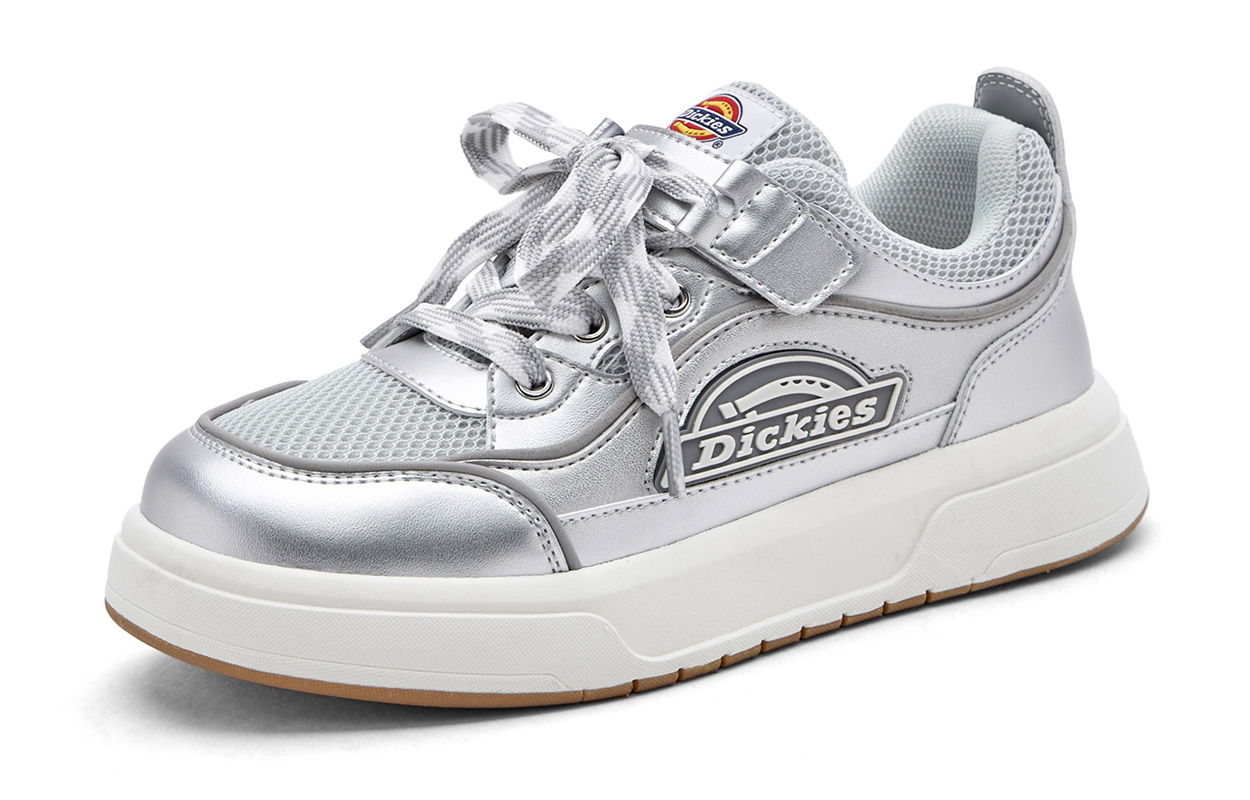 Низкие кеды для скейтбординга подростковые Dickies, серебряный — фото 2