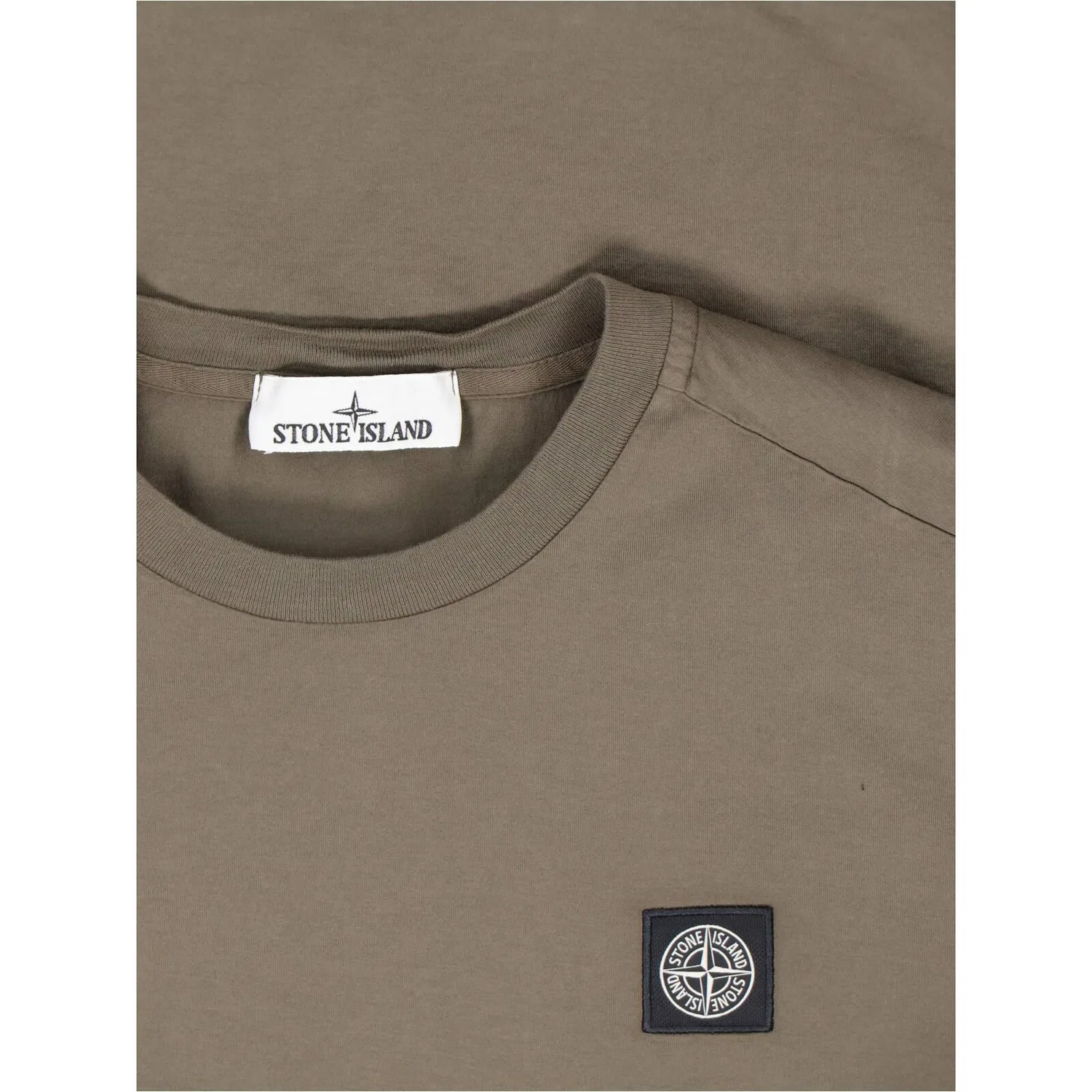 Футболка с патчем Compass STONE ISLAND, Brown — фото 4