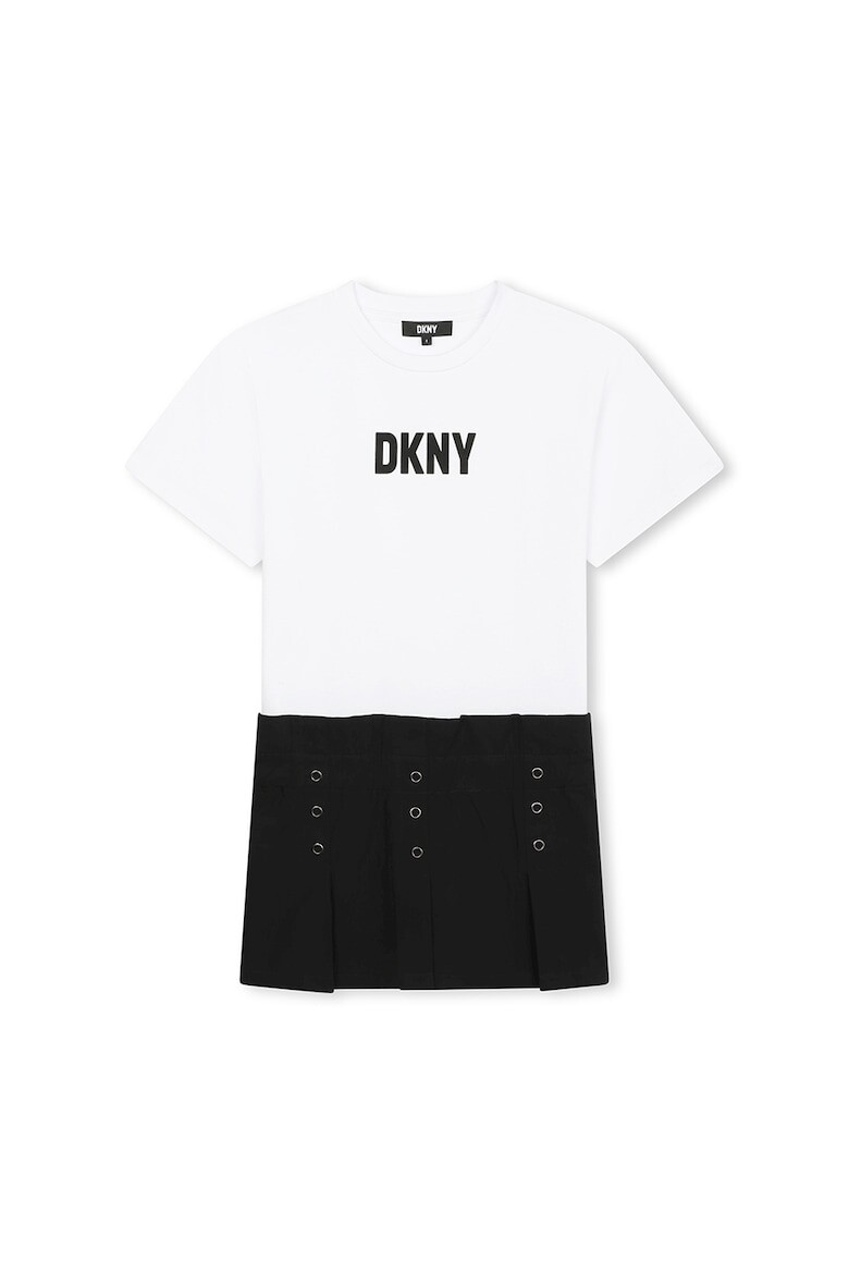 

Платье-Футболка с дизайном 2-в-1 Dkny, черный