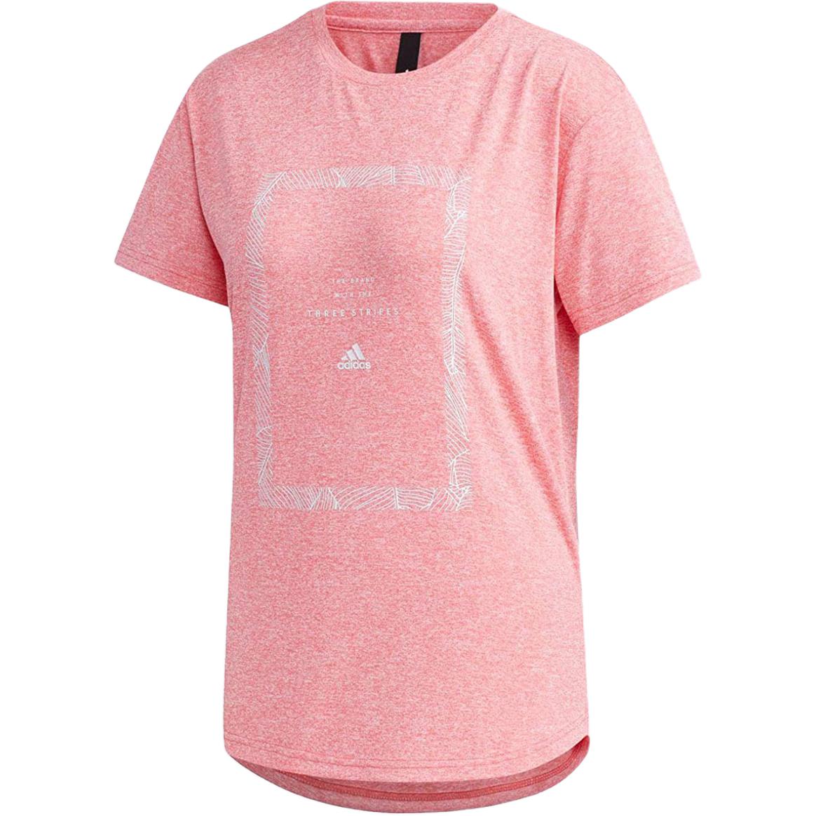 

Adidas Футболка женская розовая, Розовый, Adidas Футболка женская розовая