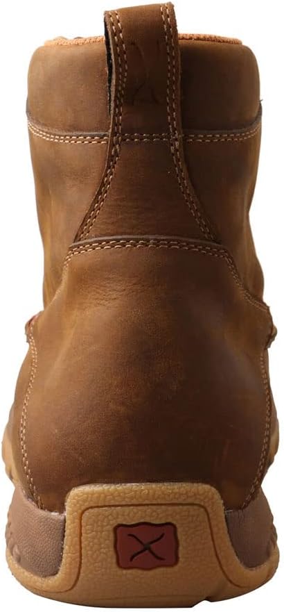 Мужские мокасины Twisted X 15 см для вождения, походные, Distressed Saddle — фото 4