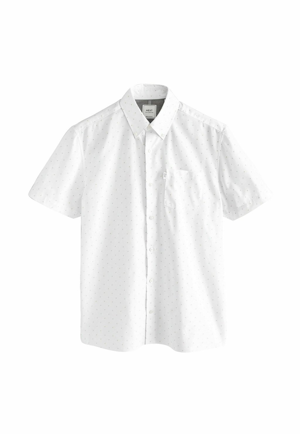 

Рубашка EASY IRON SHORT SLEEVE PRINT Next, белый