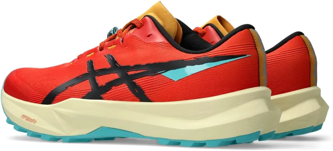 Мужские кроссовки для трейлового бега ASICS Fuji LITE 6, красный/черный — фото 3