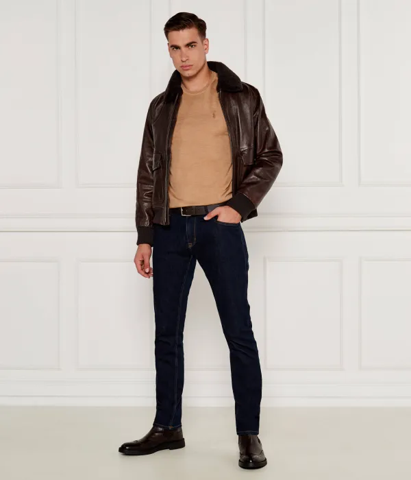 Шерстяной свитер Slim fit Polo Ralph Lauren, бежевый — фото 2