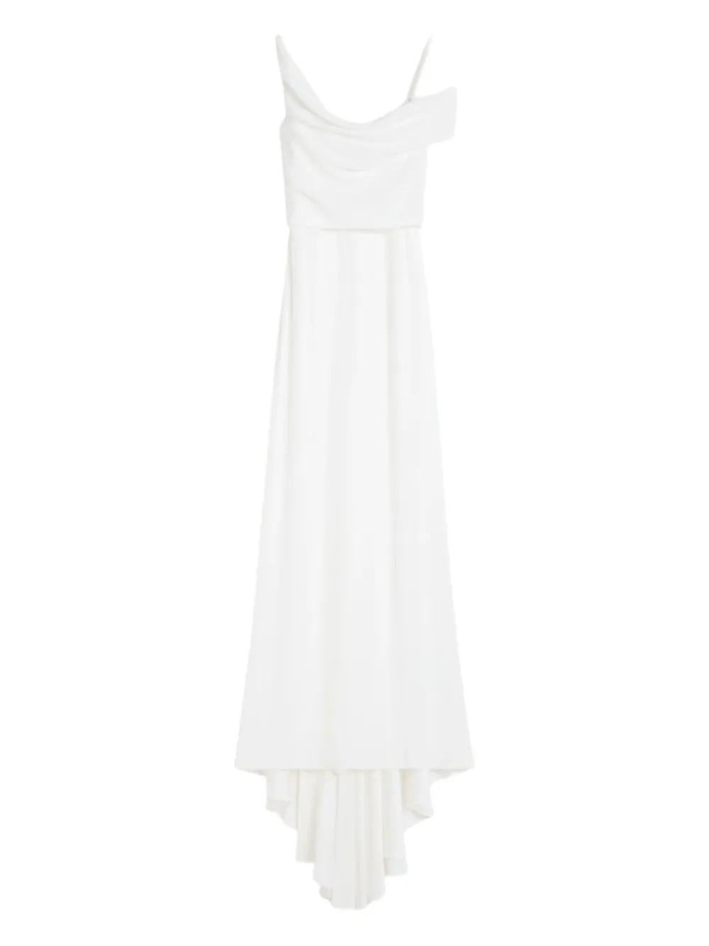 

Драпированное макси-платье Ghiglia Max Mara, белый