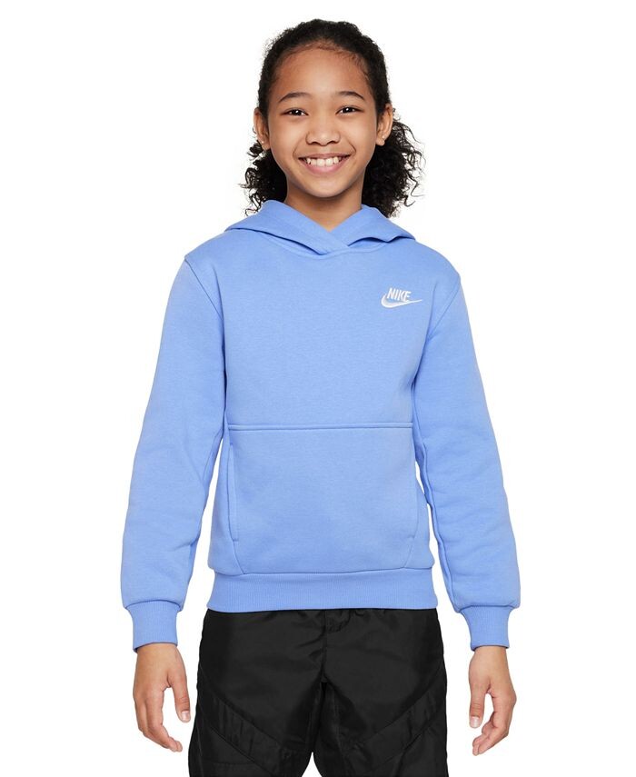 

Спортивная одежда Флисовый пуловер с капюшоном Big Kids Club Nike, синий