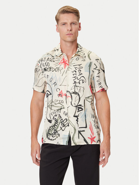 

Рубашка regular fit B3 76002.3725 Baldessarini, белый