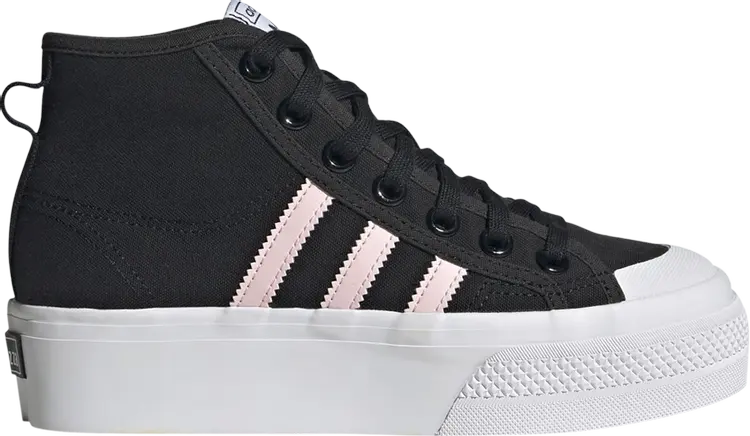 

Кроссовки Nizza Platform Mid J 'Black Clear Pink', черный